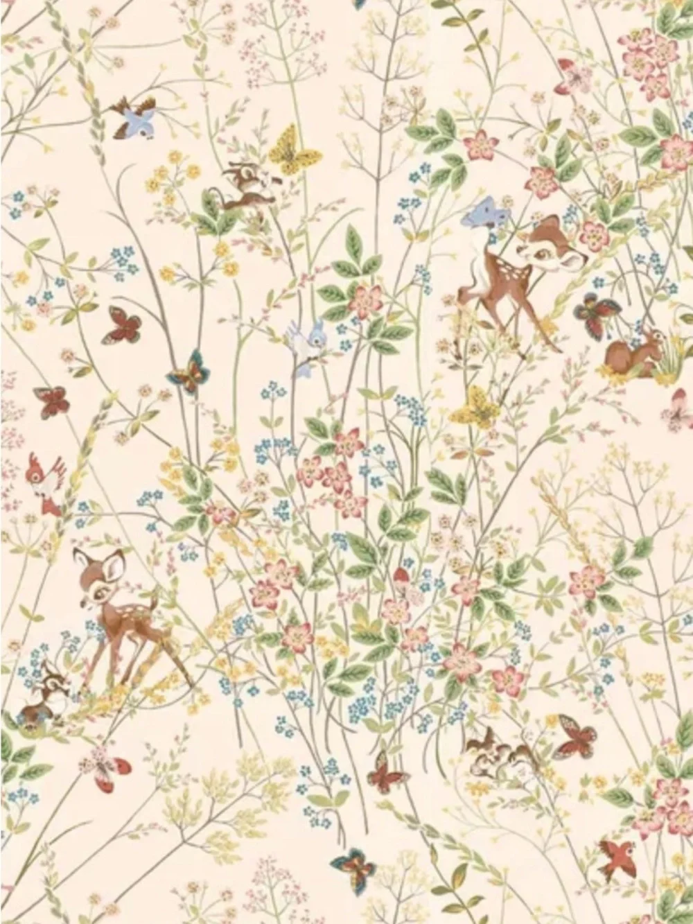 Disney x Sanderson Home Bambi woodland Wallpaper Roll - 7 square meters UNOPENED